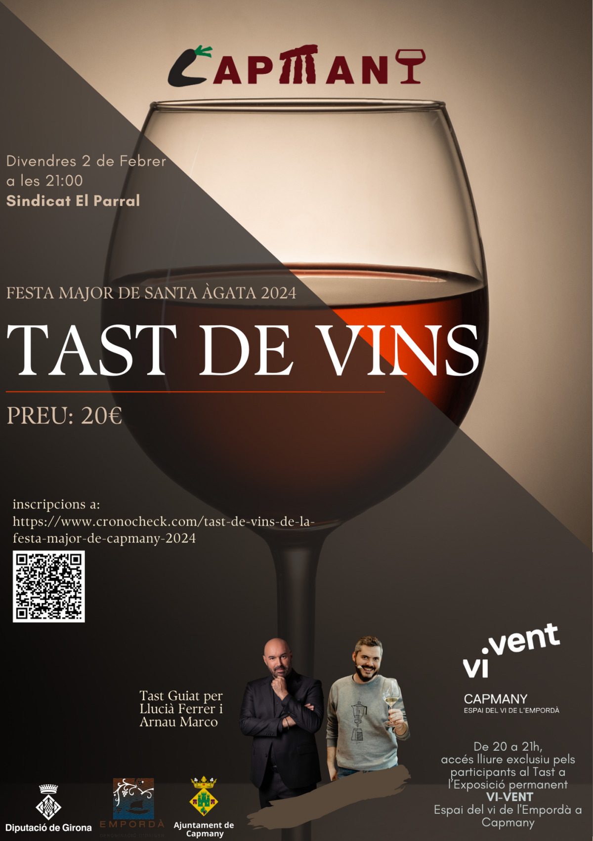 Tast de Vins de la Festa Major de Capmany 2024