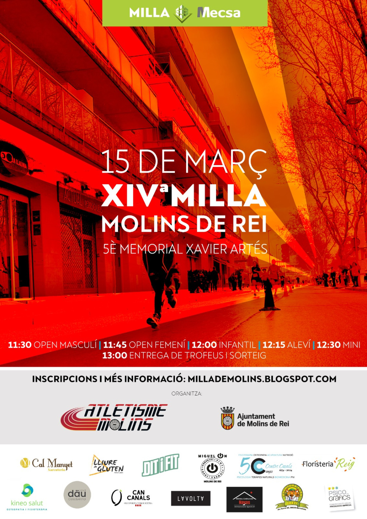 XIV Milla de Molins de Rei “ V Memorial Xavier Artés”