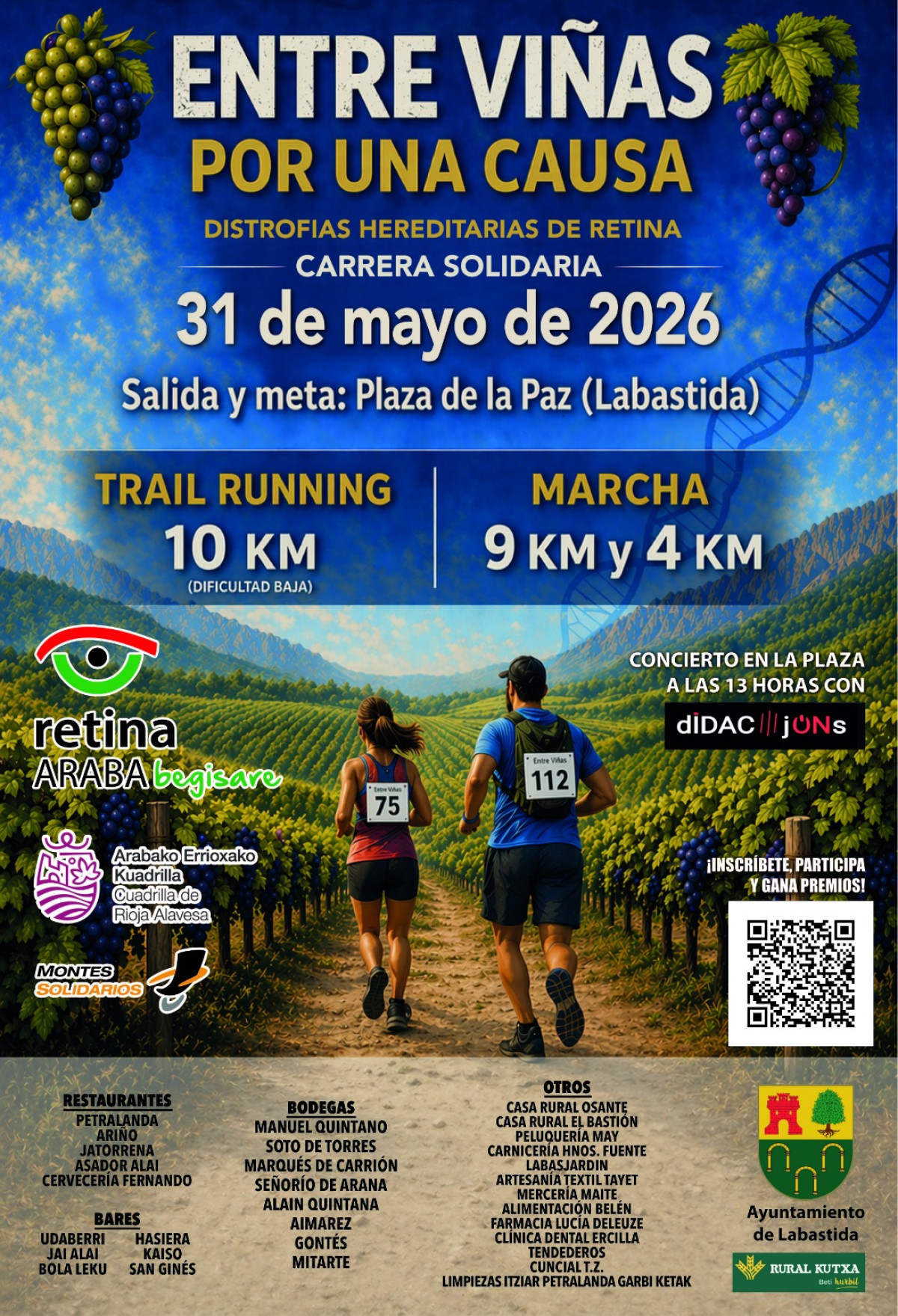 ENTRE VIÑAS POR UNA CAUSA