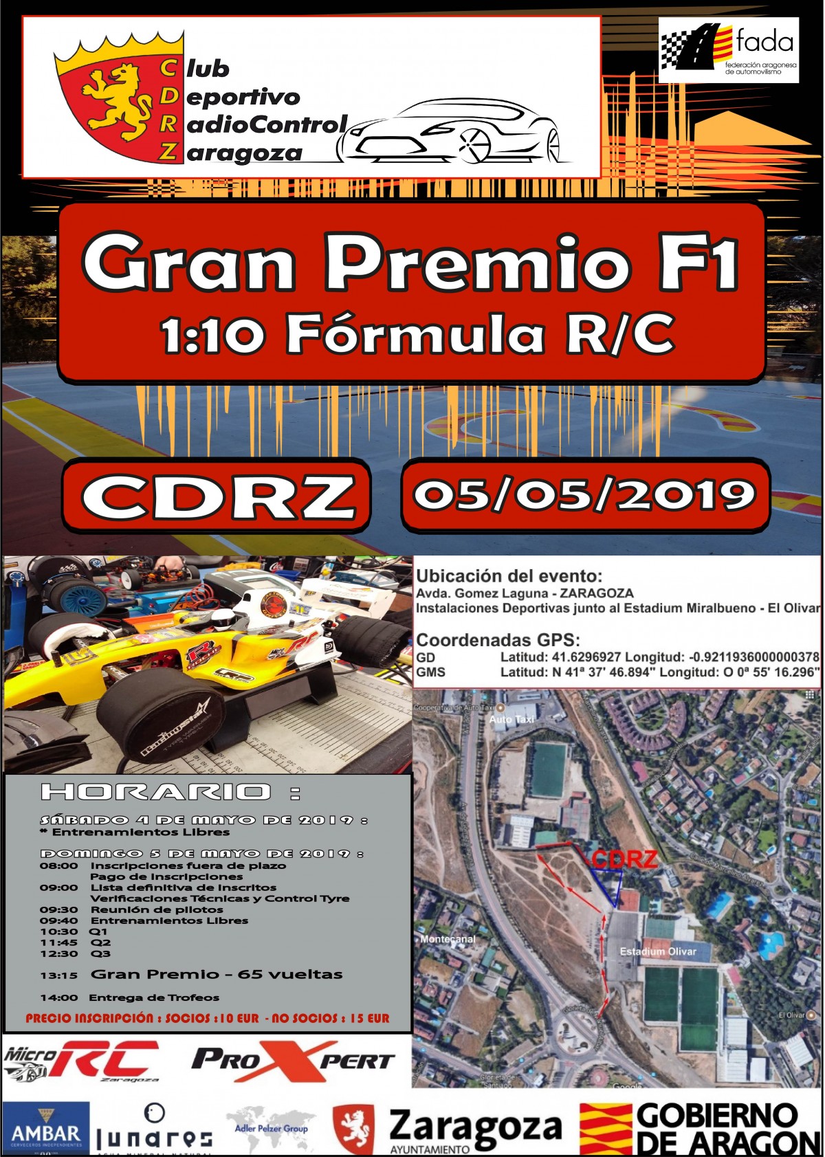 Gran Premio Fórmula 1 R/C CDRZ