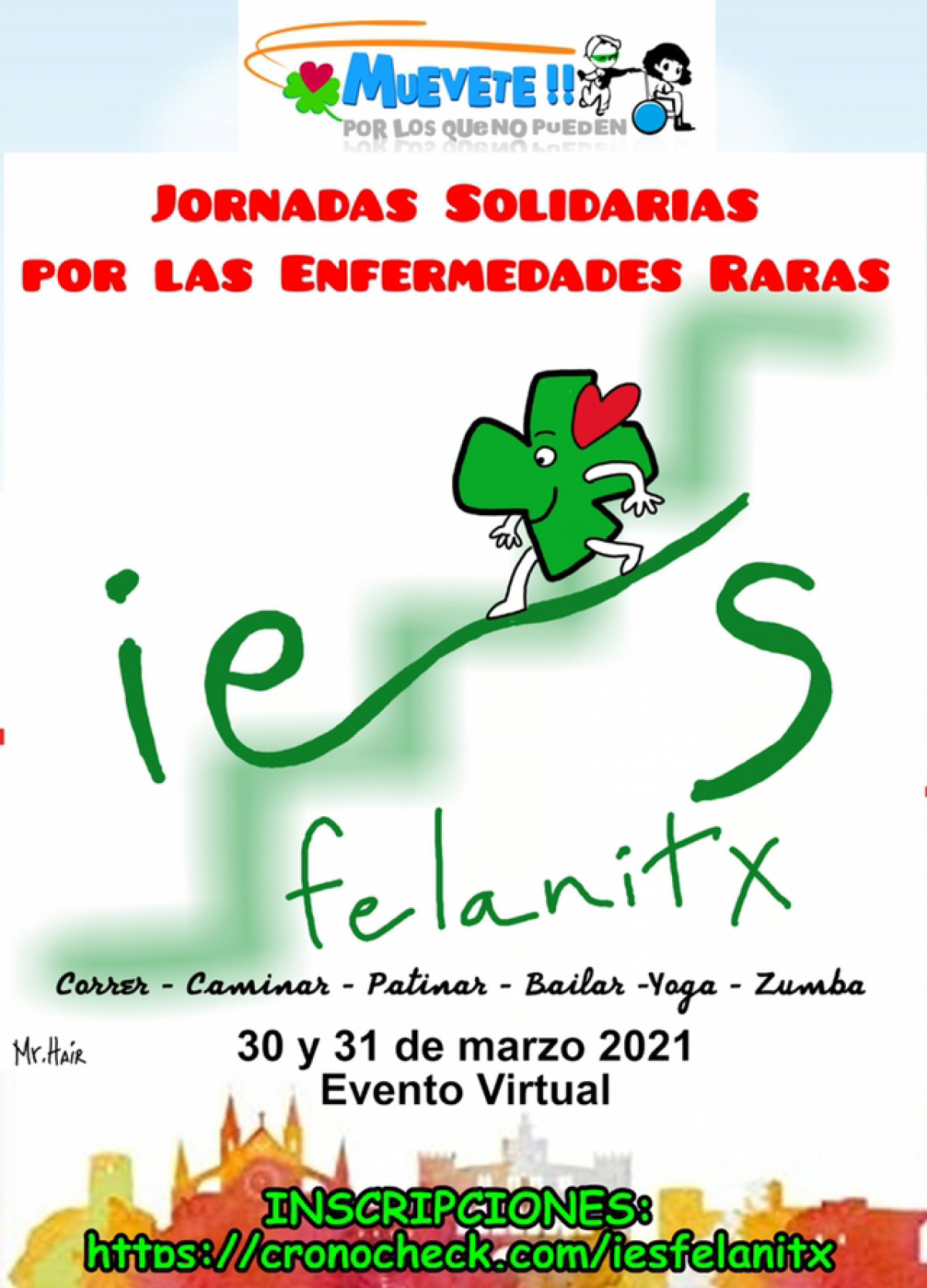 Jornadas Solidarias IES Felanitx por las Enfermedades Raras.