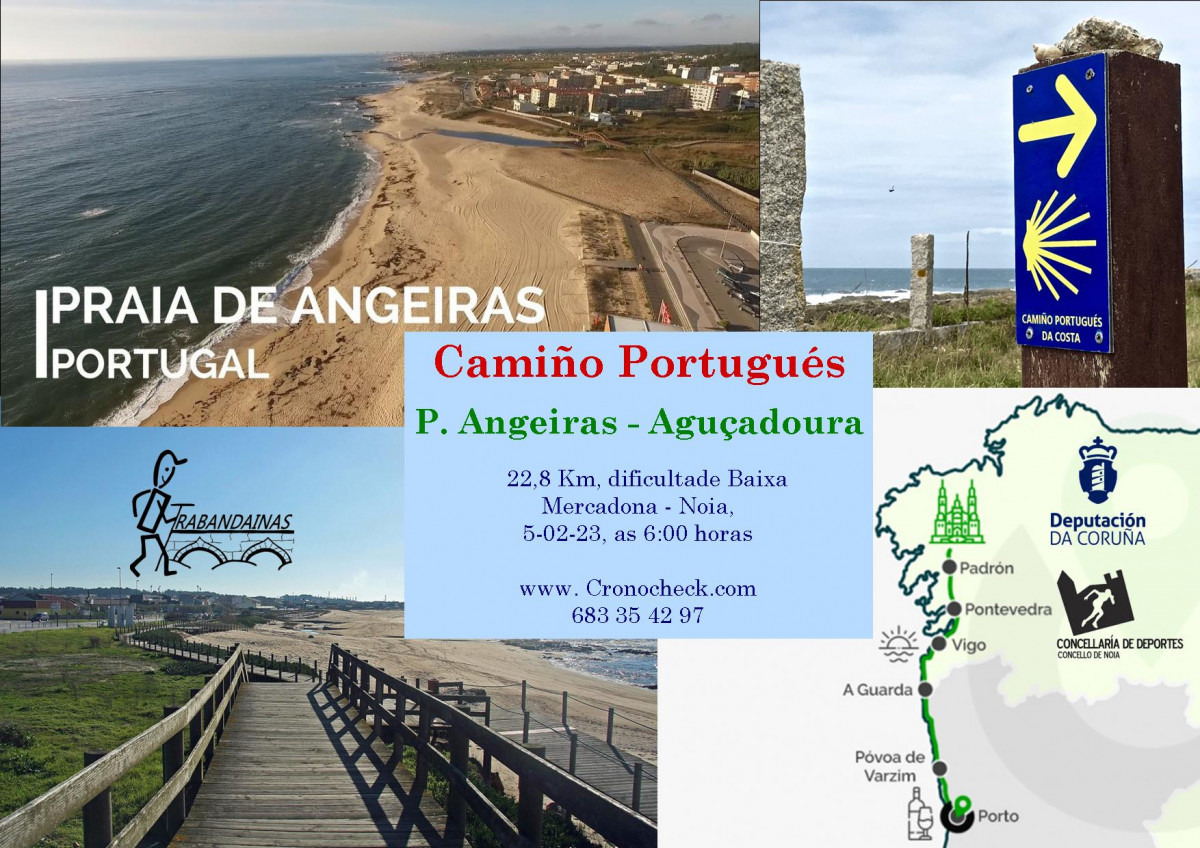 2 Etapa Camiño Portugúes pola Costa: Praia de Angeiras - Aguçadoura