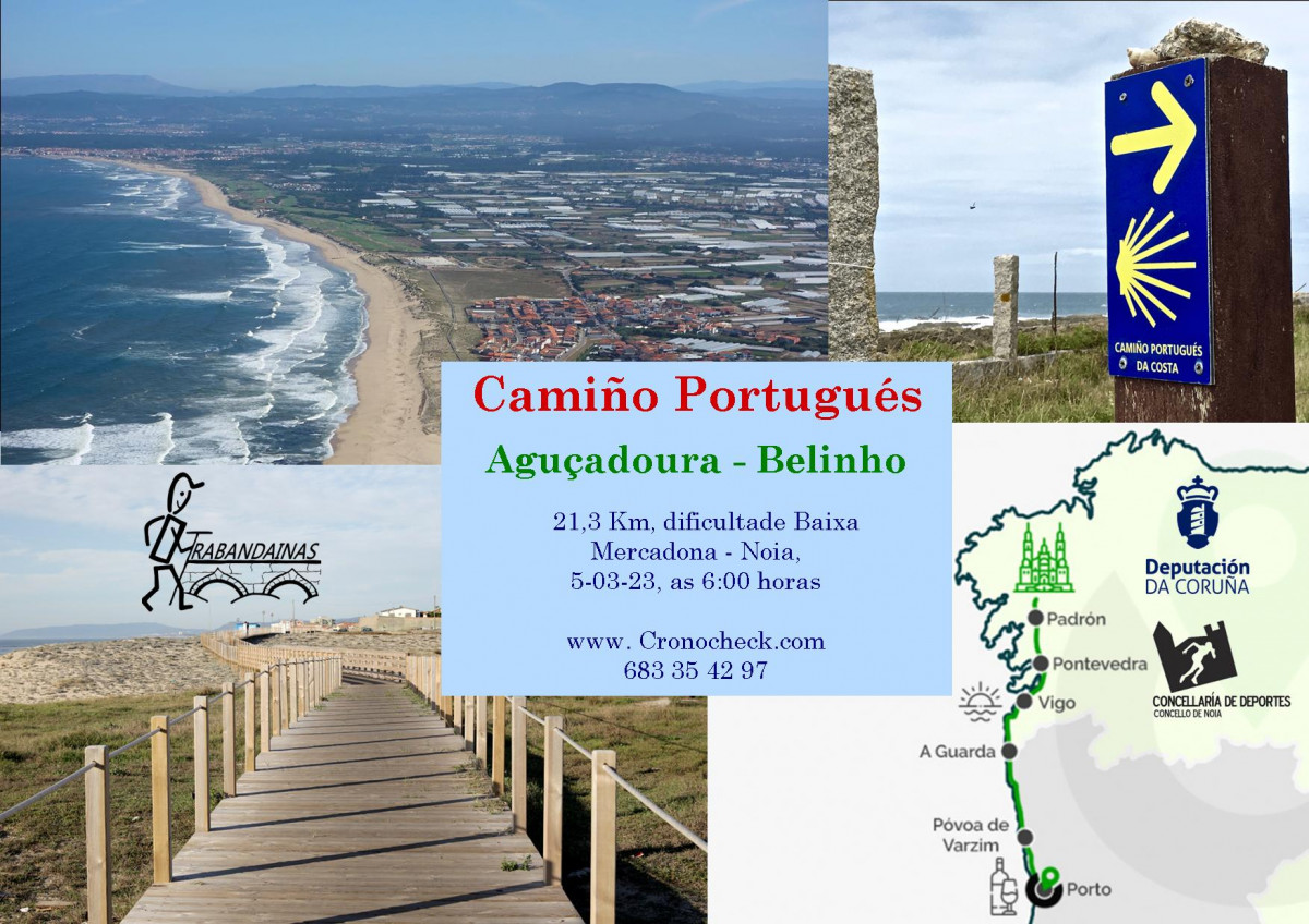 3 Etapa Camiño Portugúes pola Costa: Aguçadoura - Belinho