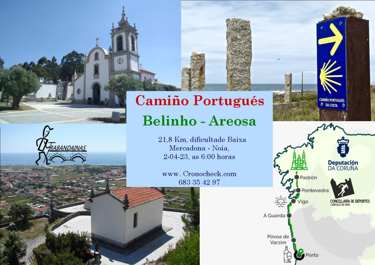 4 Etapa Camiño Portugués pola Costa: Belinho - Areosa