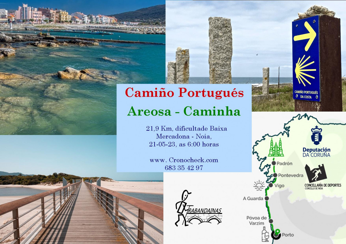 5 Etapa Camiño Portugués pola Costa: Areosa - Caminha