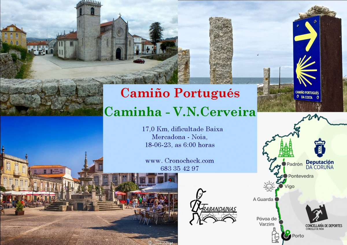 6 Etapa Camiño Portugués pola Costa: Caminha - Vila Nova Cerveira