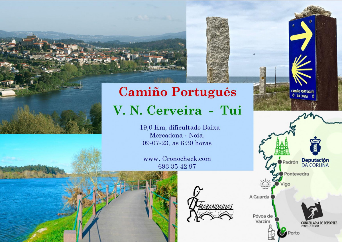 7 Etapa Camiño Portugués pola Costa: Vila Nova de Cerveira - Tui