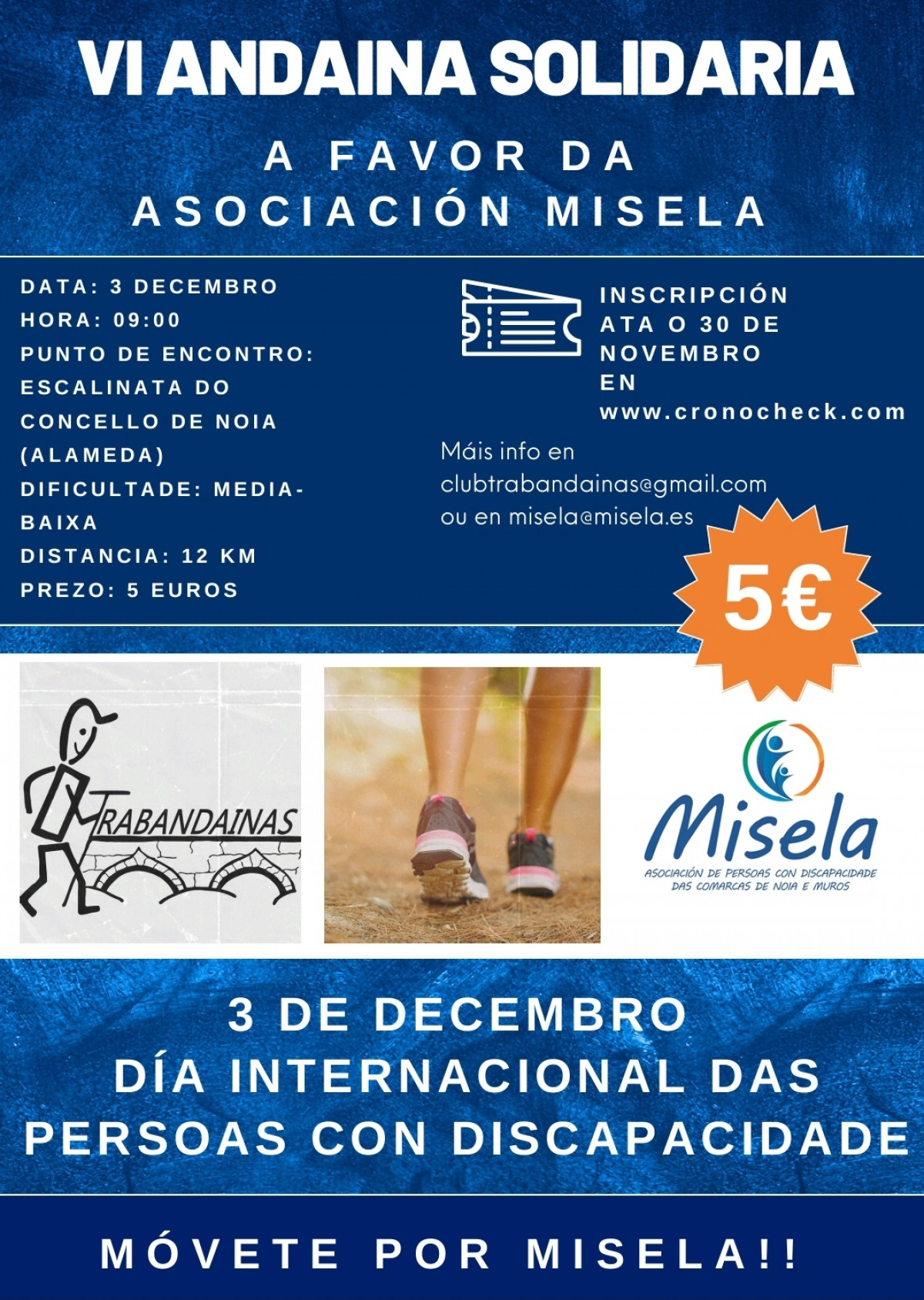 VI Andaina Solidaria a favor de Misela - #MóveteporMisela