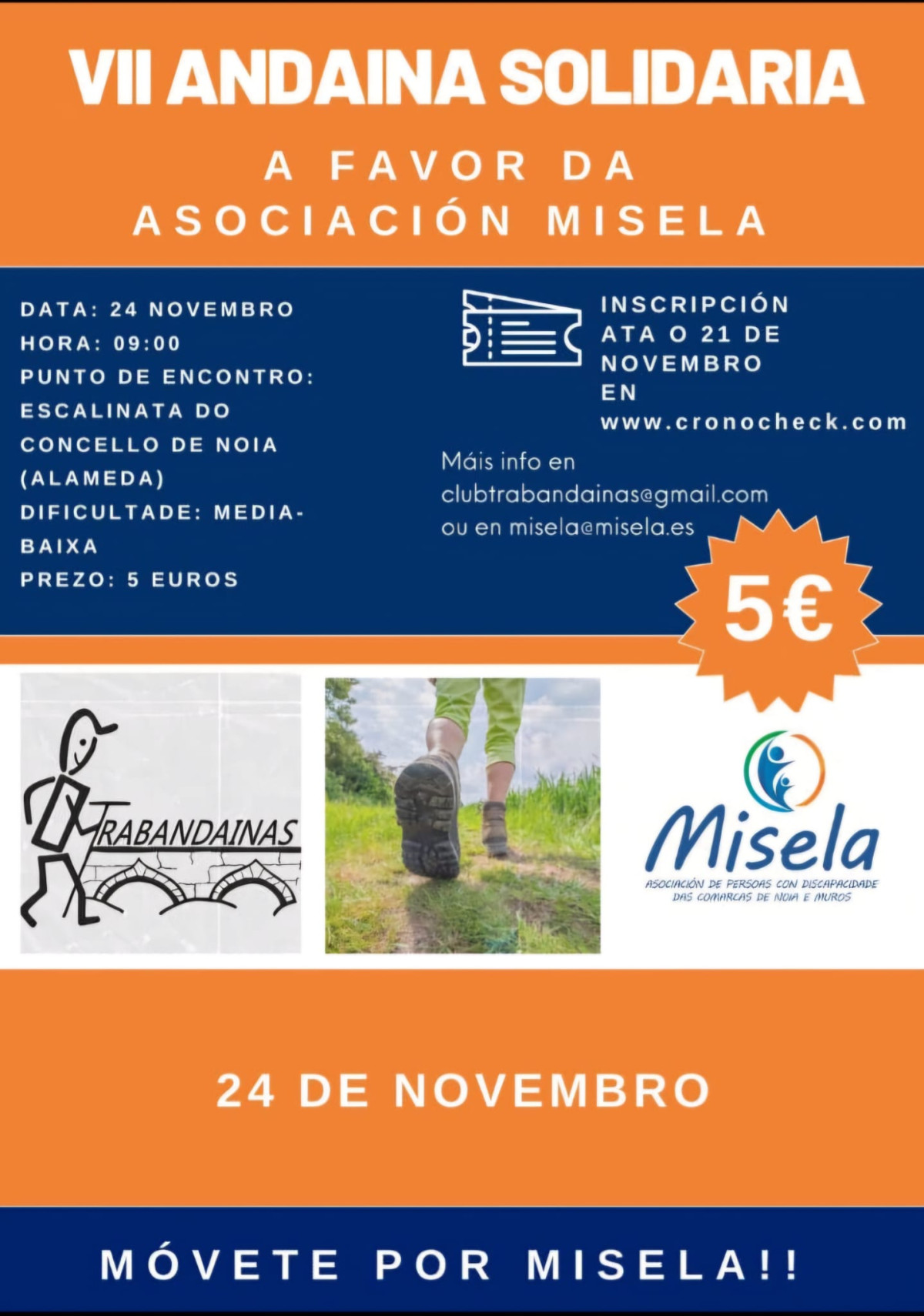 VII Andaina Solidaria a favor de Misela - #MóveteporMisela