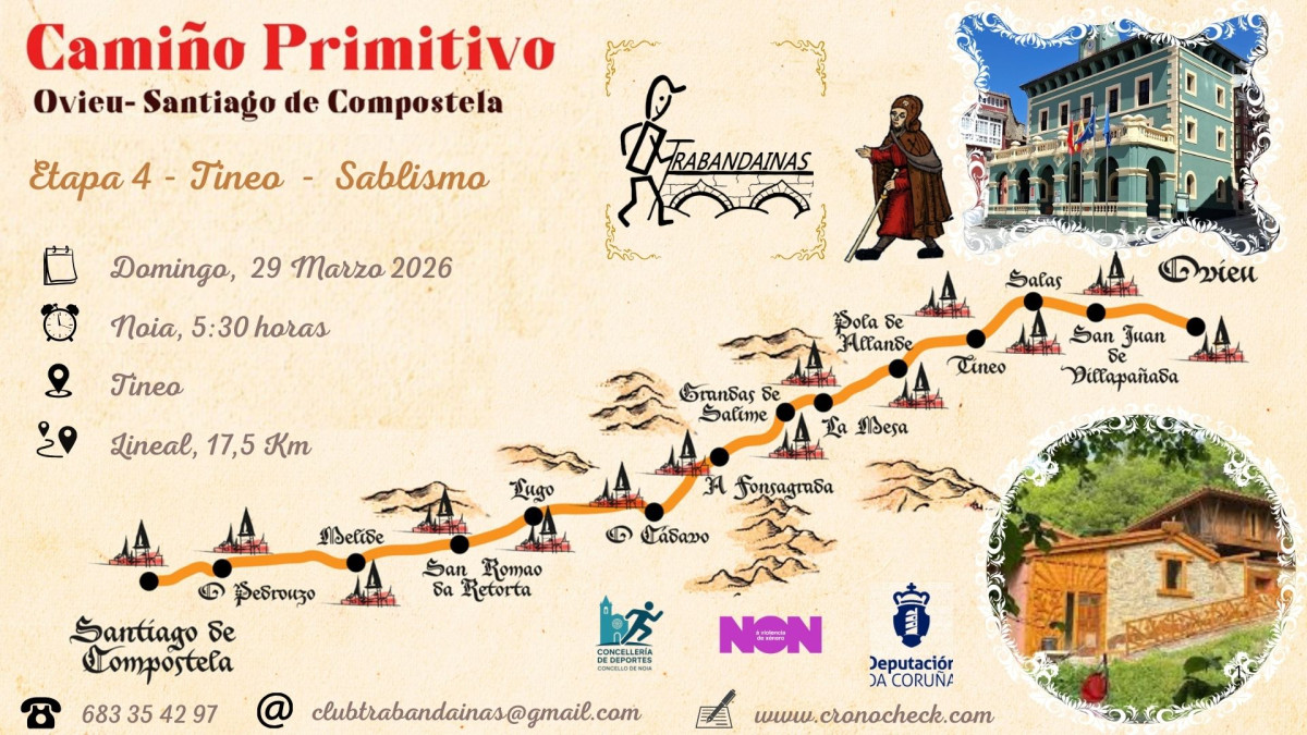 4 Etapa Camiño Primitivo: Tineo - Sablismo