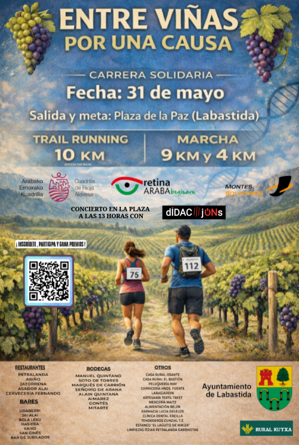 ENTRE VIÑAS POR UNA CAUSA