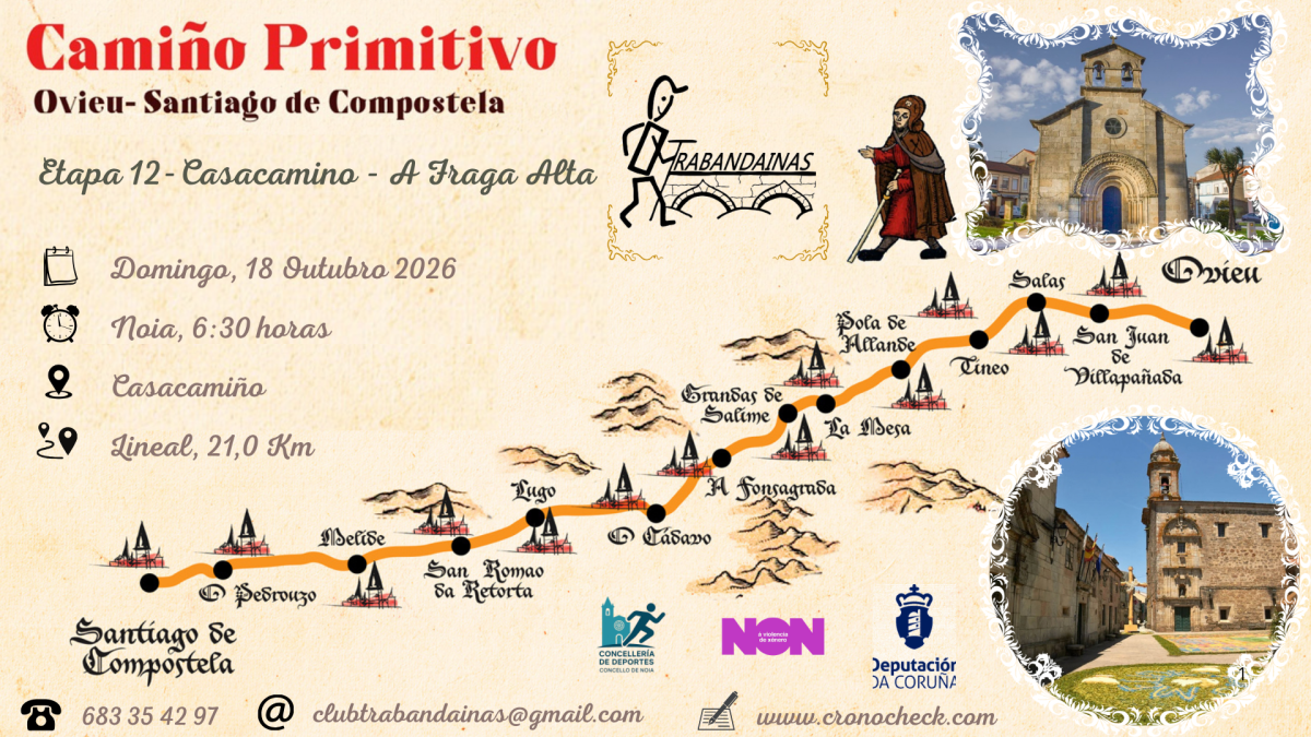 12 Etapa Camiño Primitivo: Casacamiño - A Fraga Alta